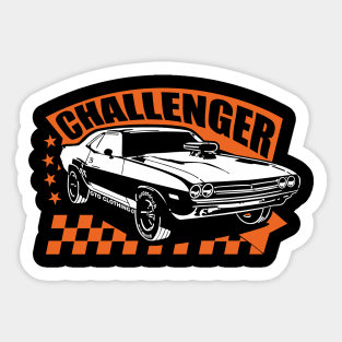 Dodge Challenger Car Sticker